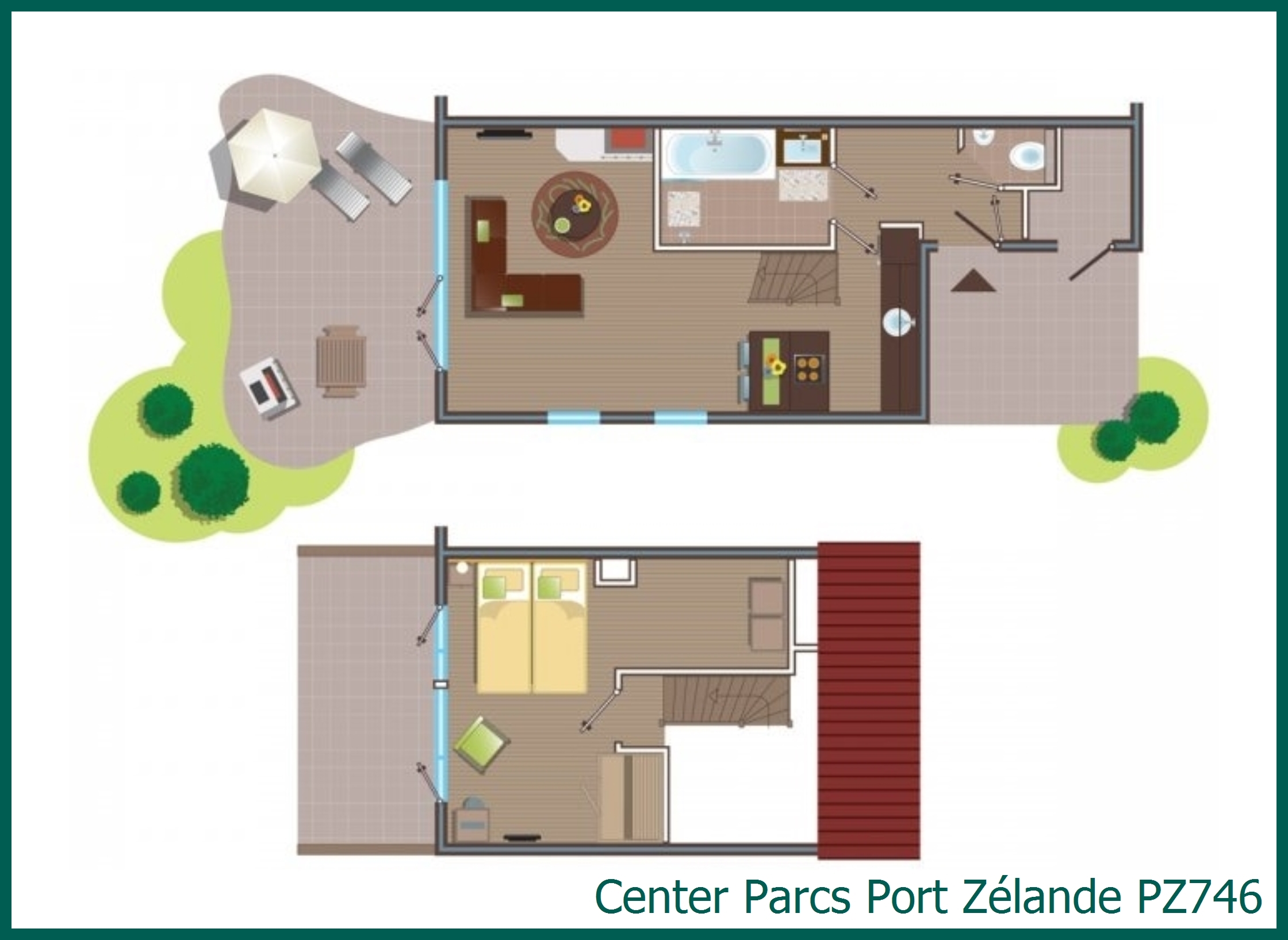 Cottage VIP PZ746 à Port Zélande