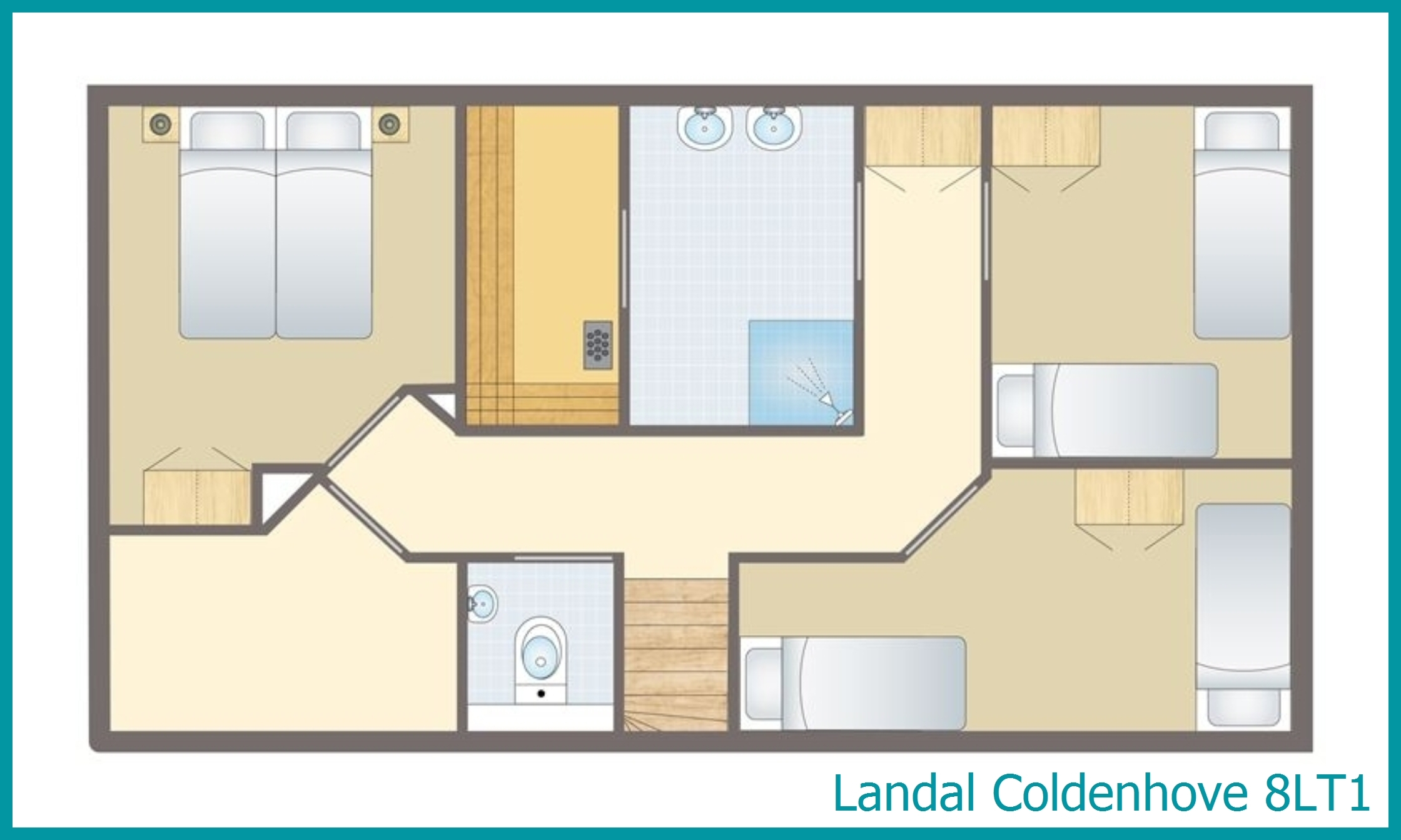 8-Personen-Ferienhaus, Barrierefrei light 8LT1 in Coldenhove