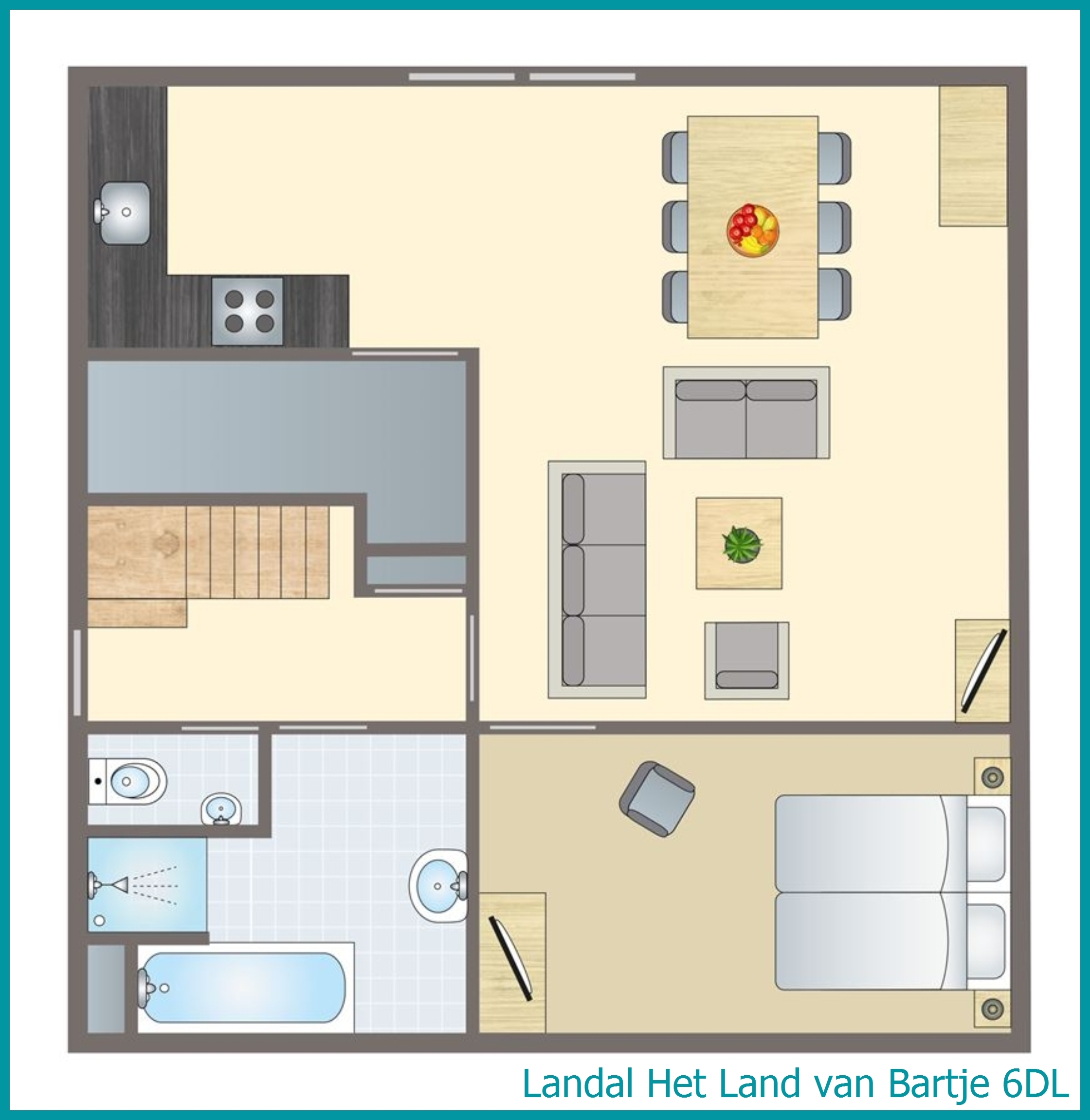 6-Personen-Bauernhaus 6DL in Het Land van Bartje