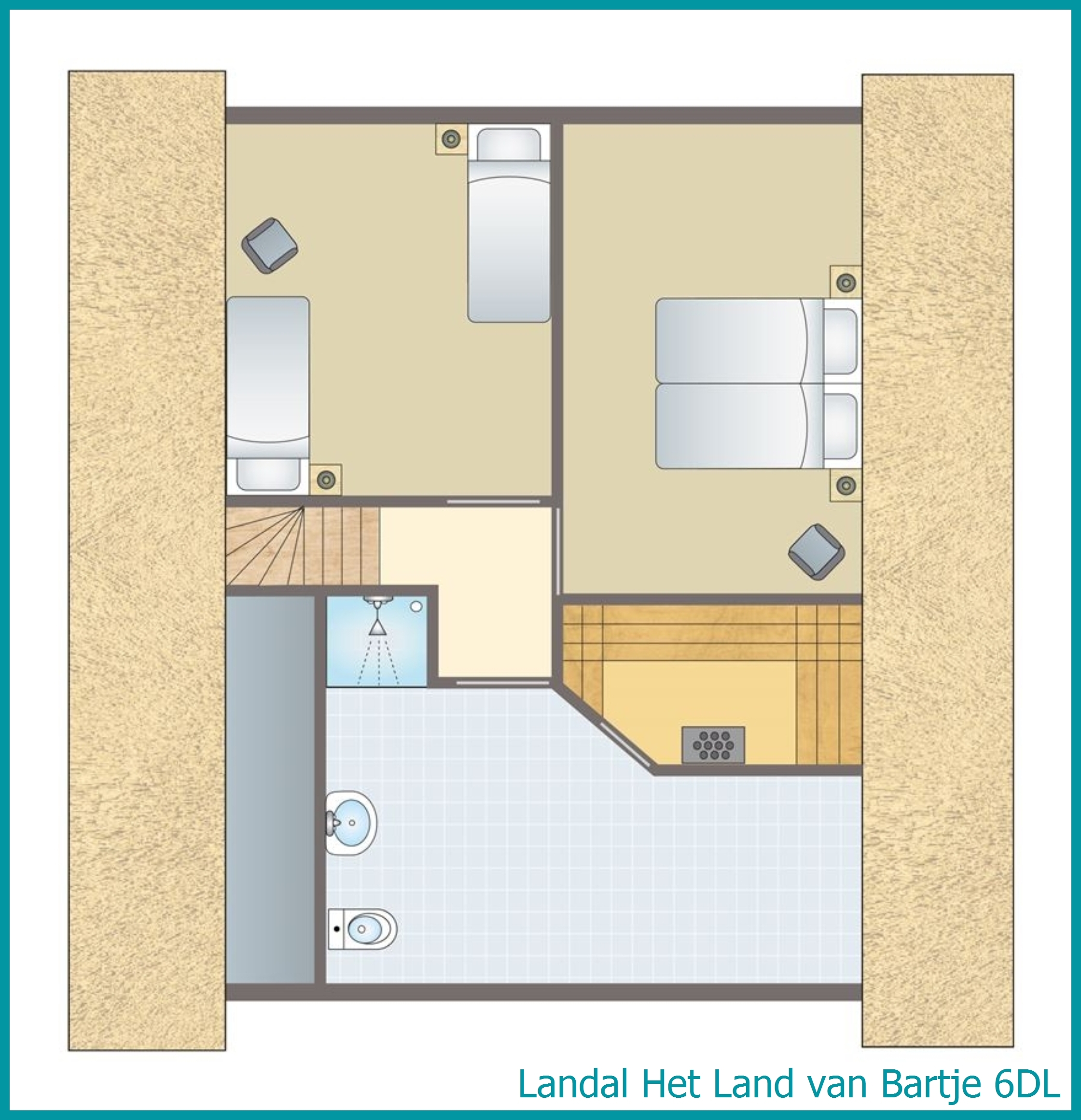 6-Personen-Bauernhaus 6DL in Het Land van Bartje