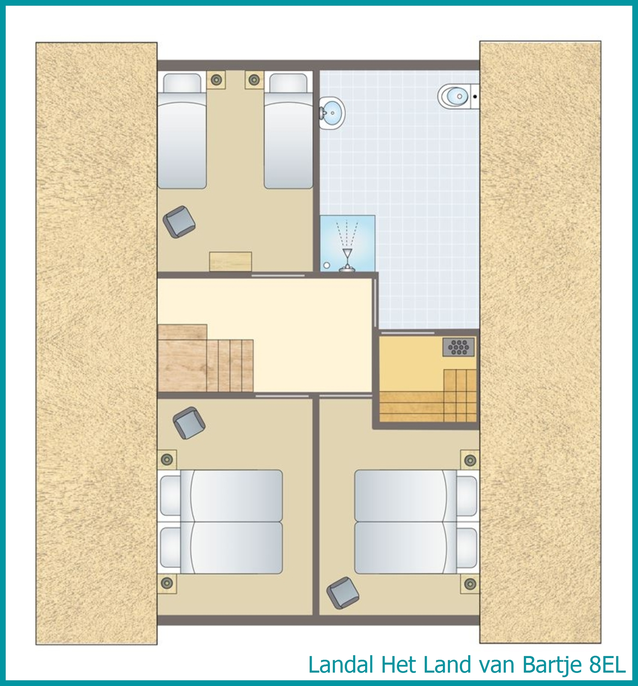 8-Personen-Bauernhaus 8EL in Het Land van Bartje