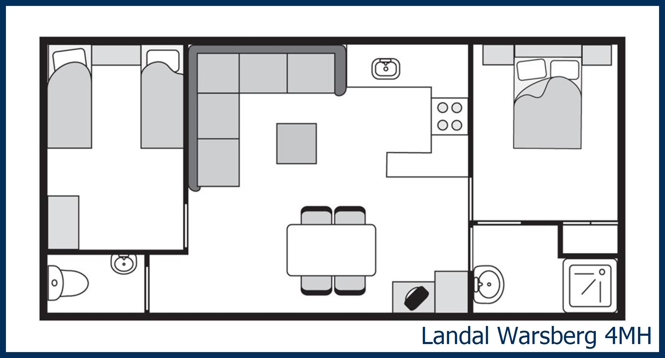 Caravane résidentielle 4MH à Warsberg