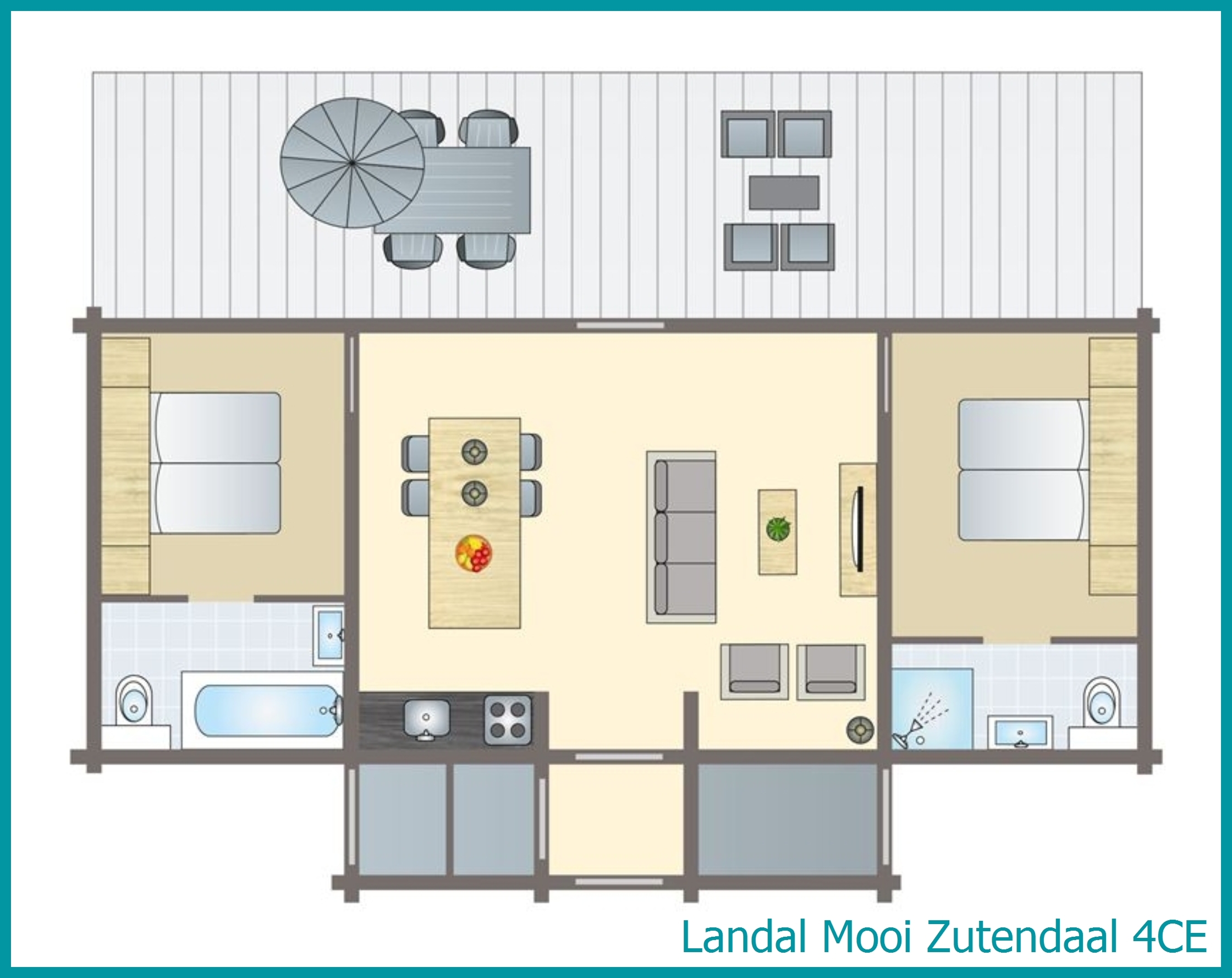 4-Personen-Villa 4CE in Mooi Zutendaal