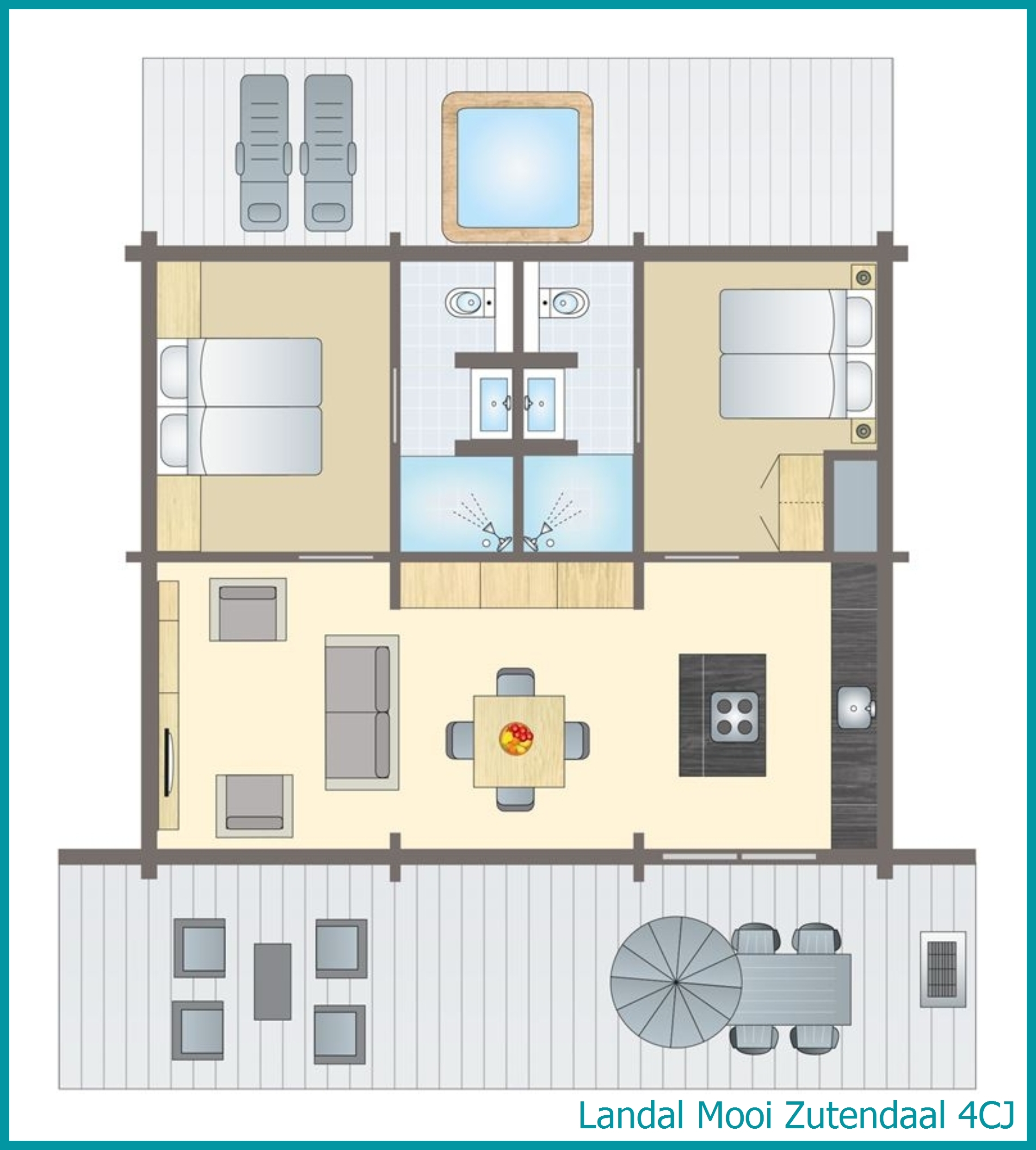 4-Personen-Villa 4CJ in Mooi Zutendaal