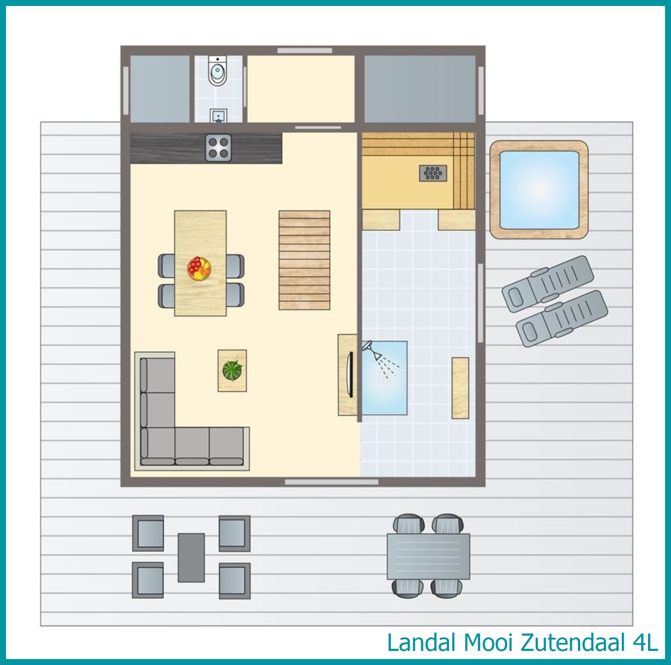 4-Personen-Villa 4L in Mooi Zutendaal