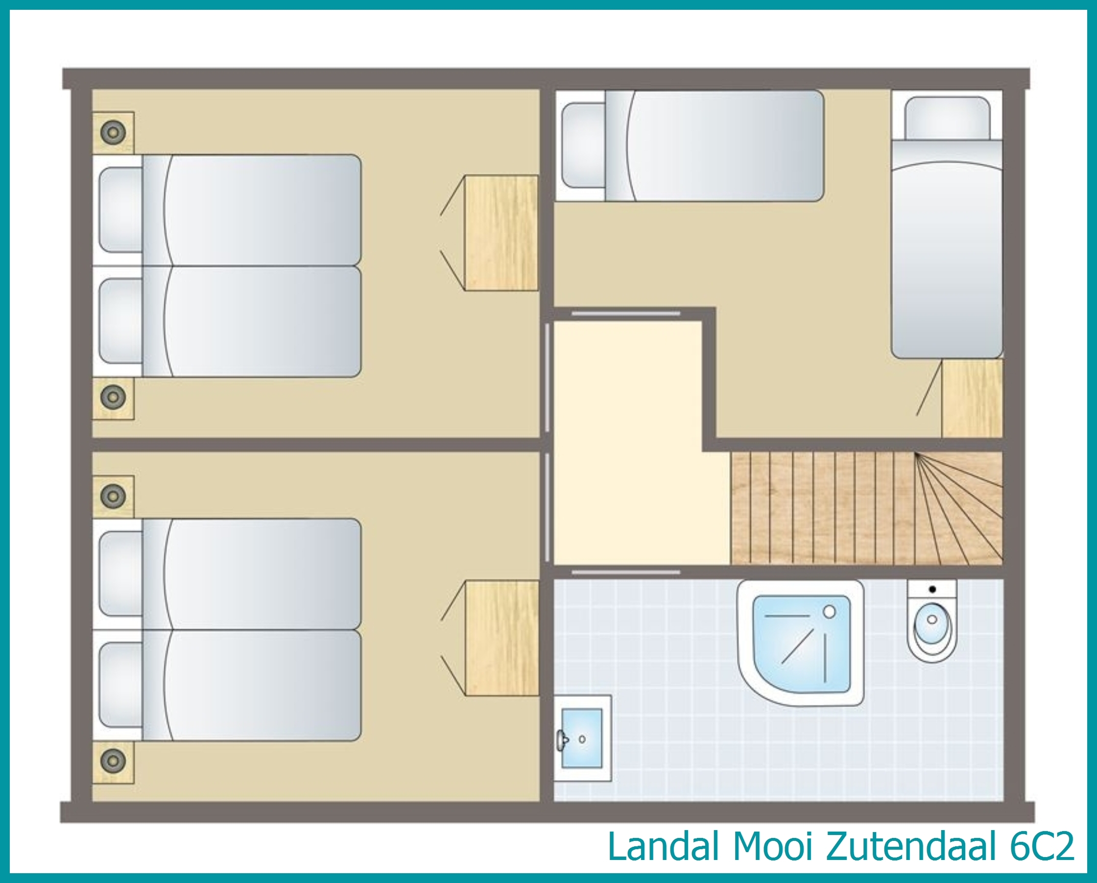 6-Personen-Ferienhaus 6C2 in Mooi Zutendaal