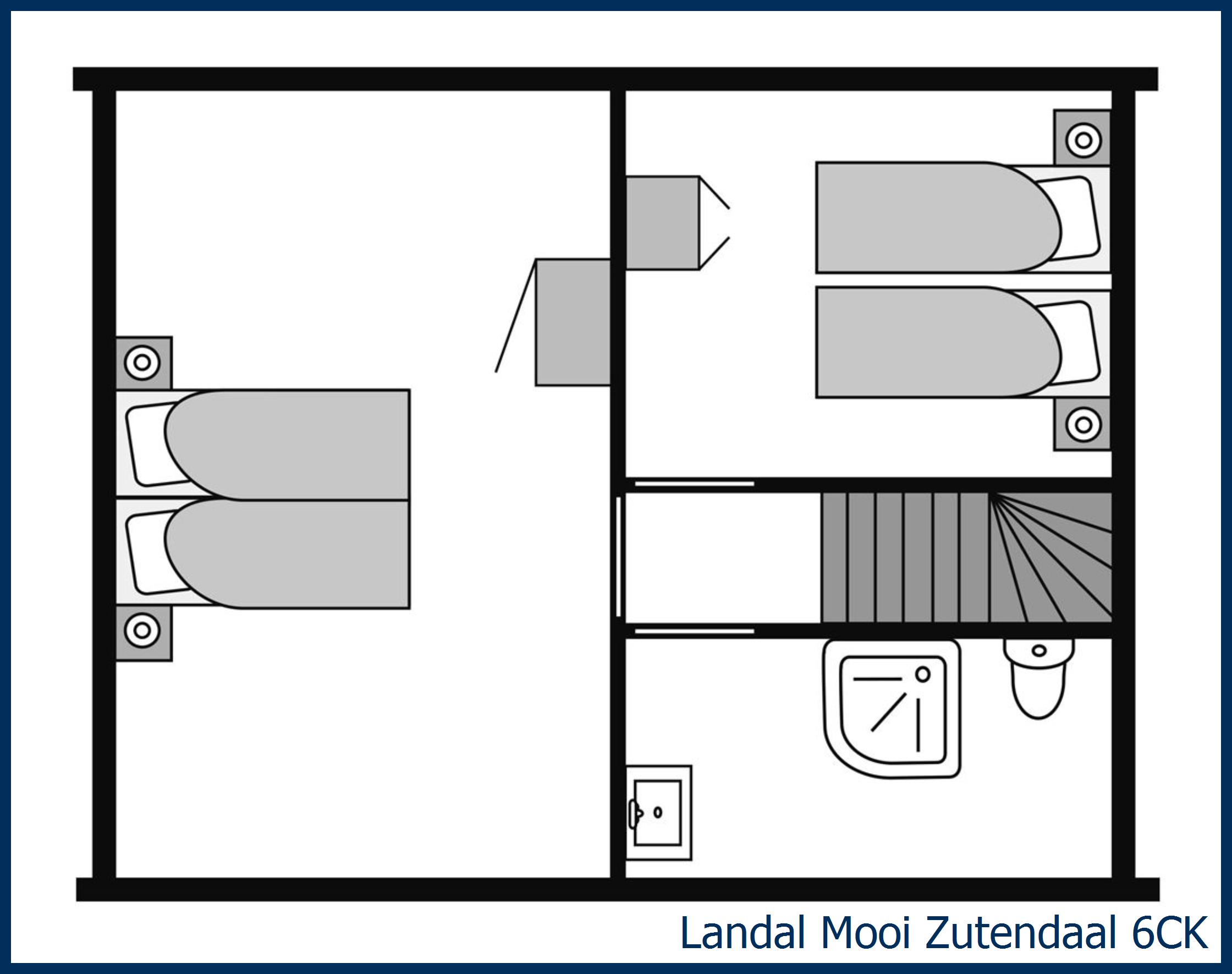 Bungalow enfant 6CK à Mooi Zutendaal