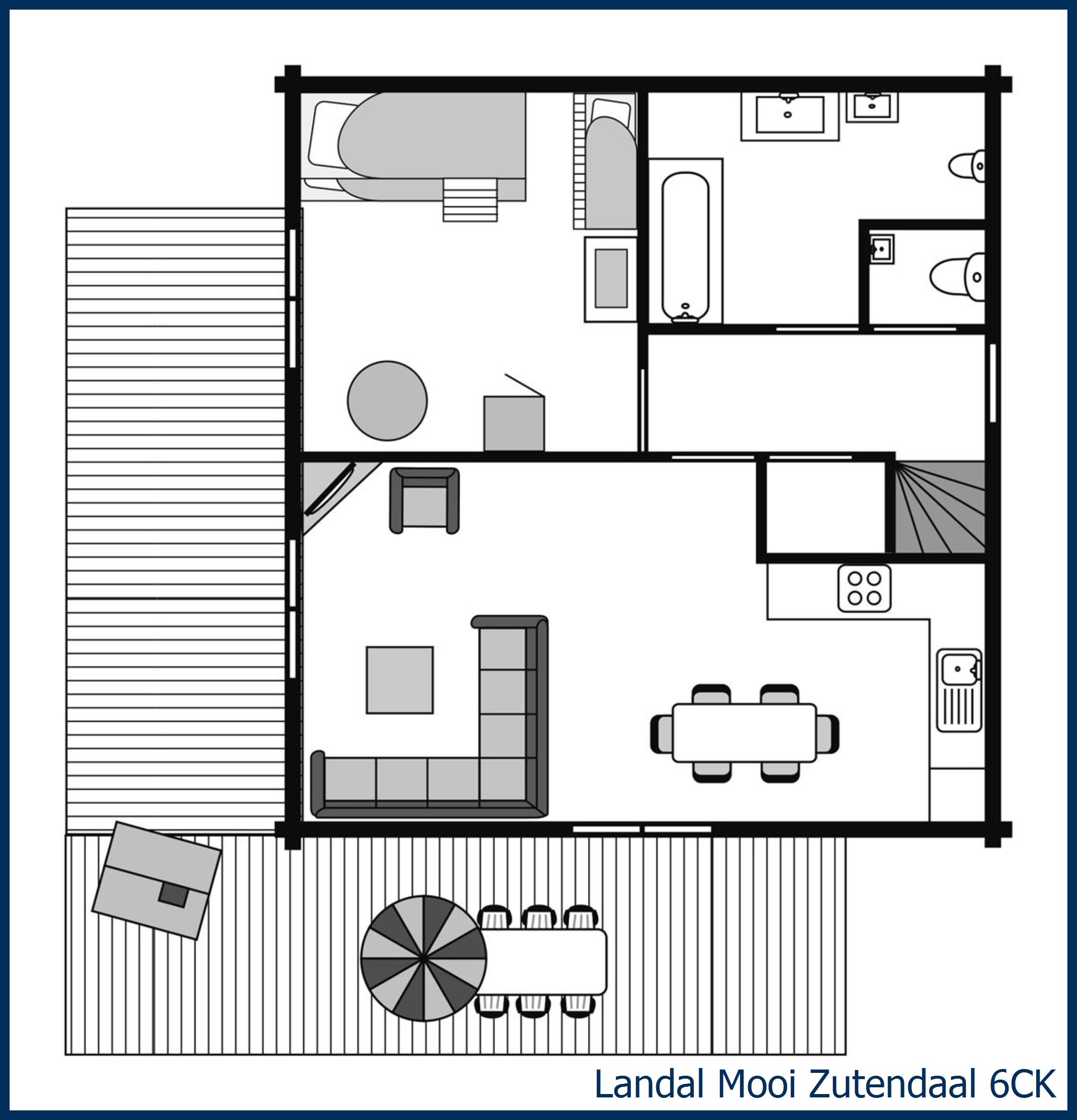 Bungalow enfant 6CK à Mooi Zutendaal