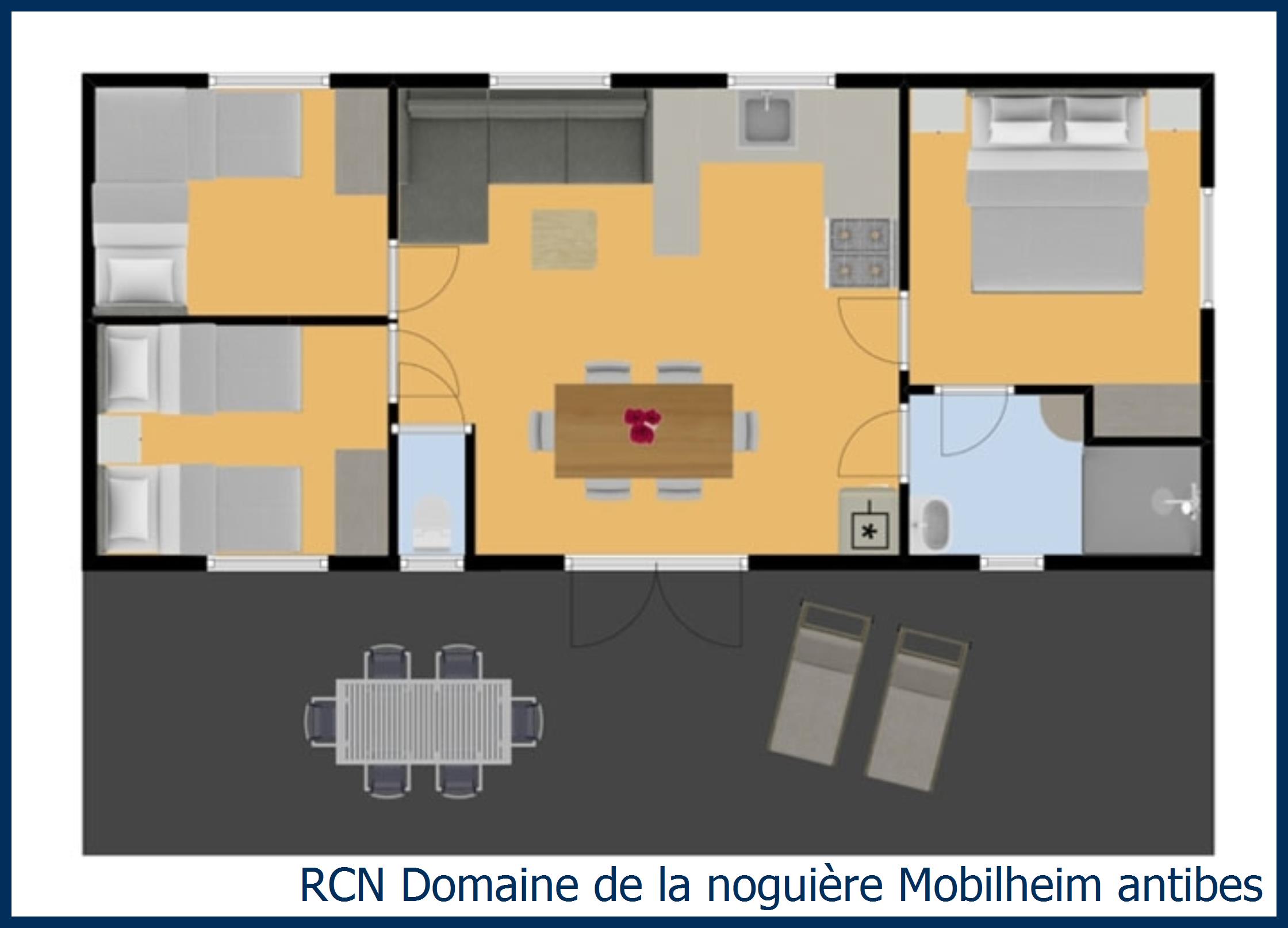 Kindermobilheim Mobilheim antibes in Domaine de la Noguière