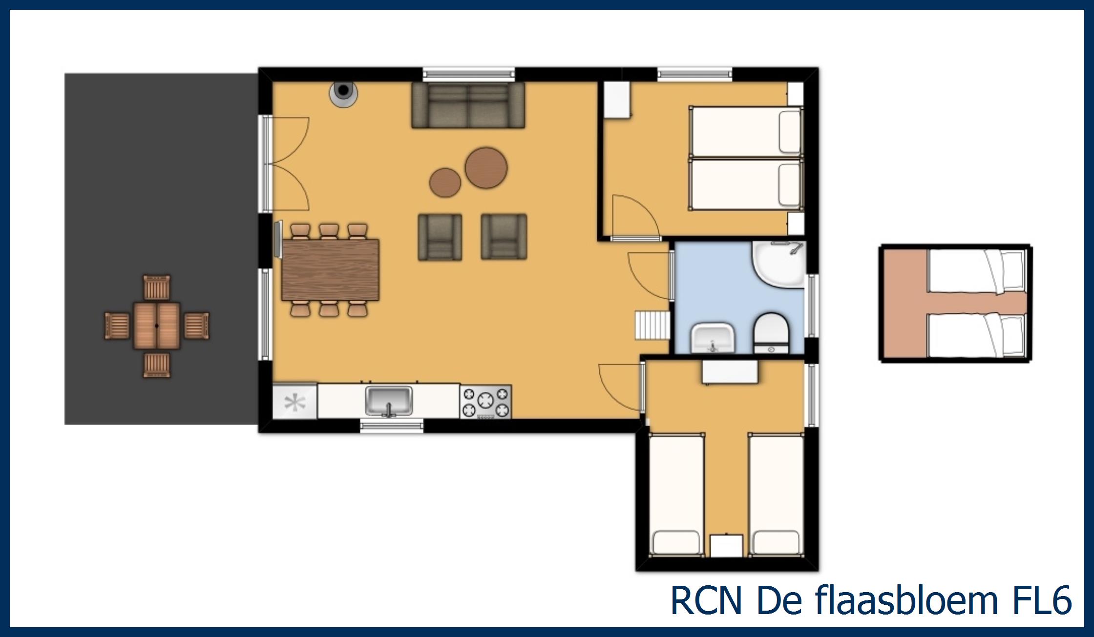 Finse lodge FL6 in De Flaasbloem