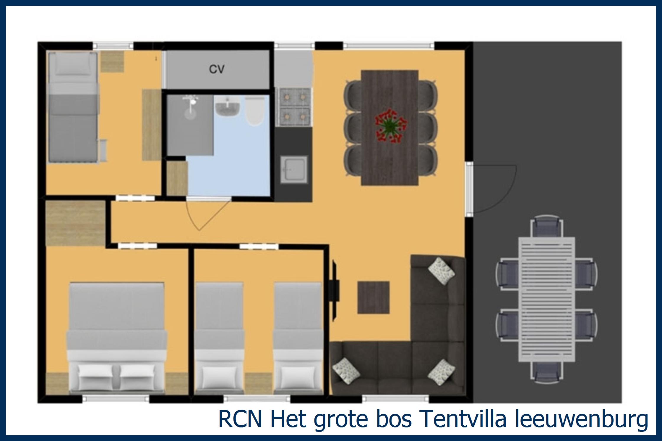 Ferienhaus Tentvilla leeuwenburg in Het Grote Bos
