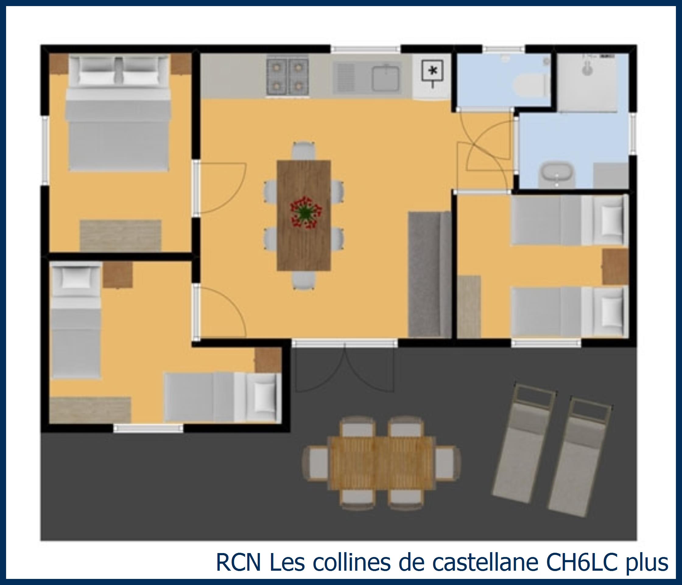 Chalet menthe CH6LC plus à Les Collines de Castellane