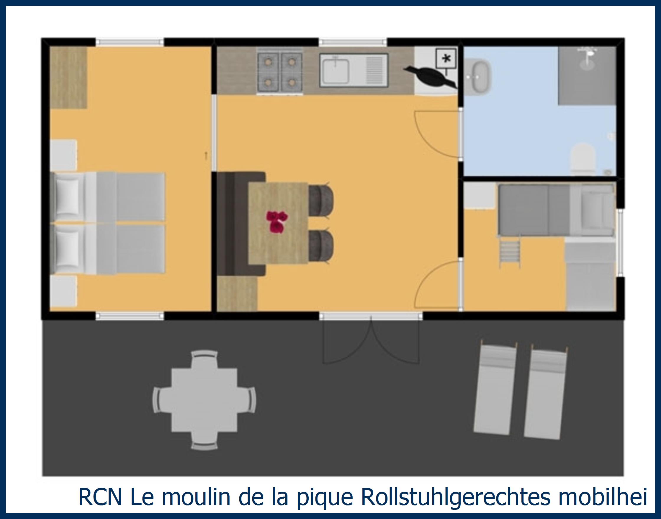 Kindermobilheim Rollstuhlgerechtes mobilheim sarlat in Le Moulin de la Pique
