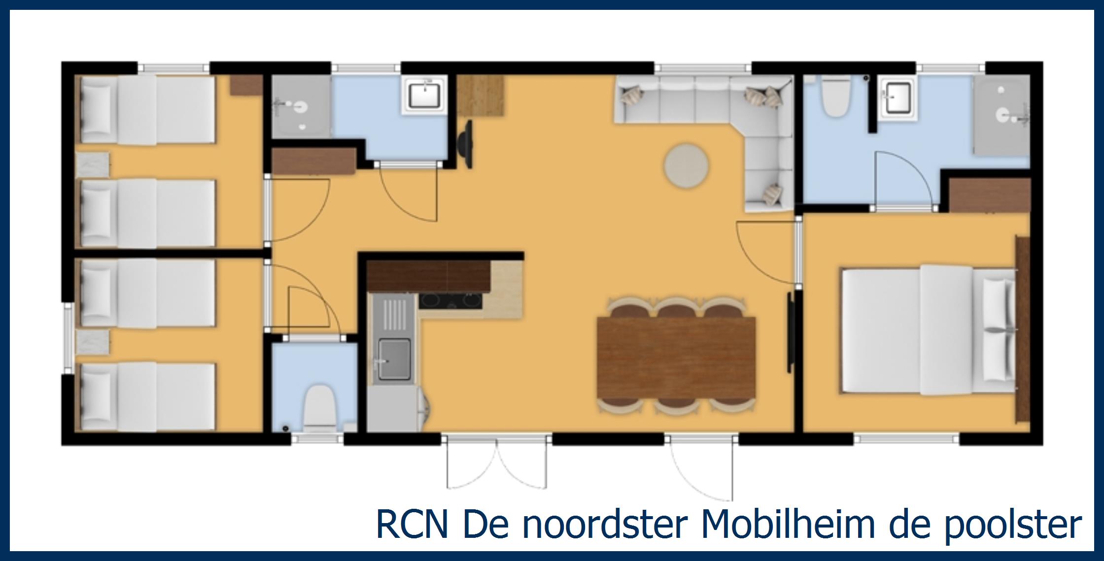 Kindermobilheim Mobilheim de poolster in De Noordster