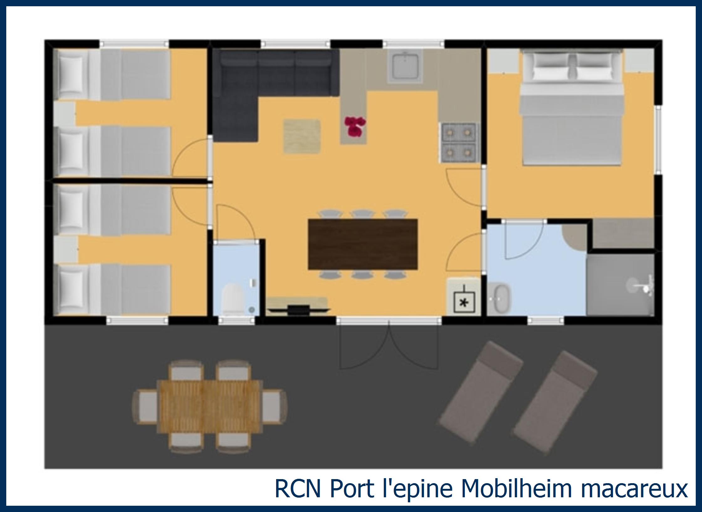 Kindermobilheim Mobilheim macareux in Port l'Epine