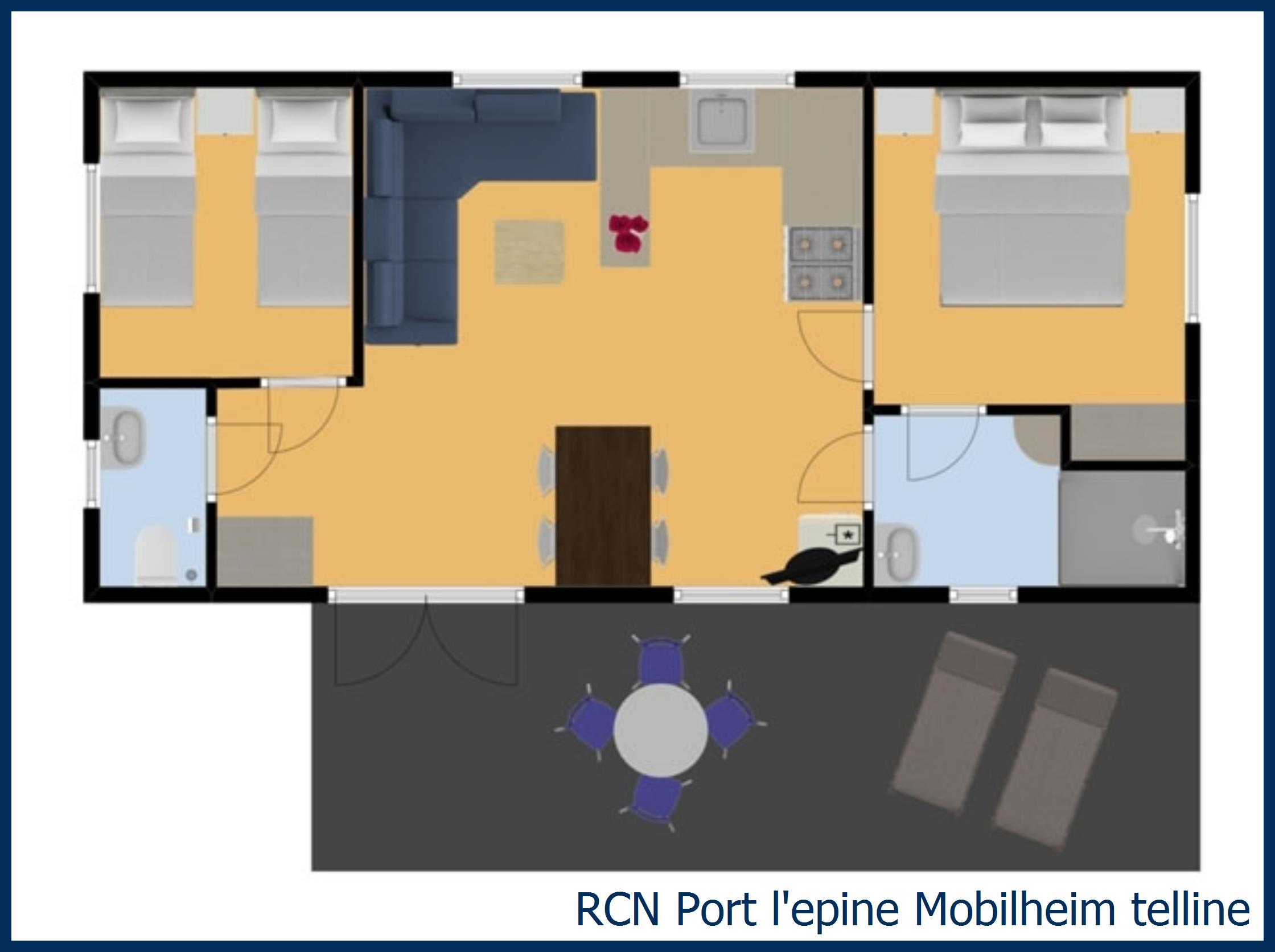 Kindermobilheim Mobilheim telline in Port l'Epine
