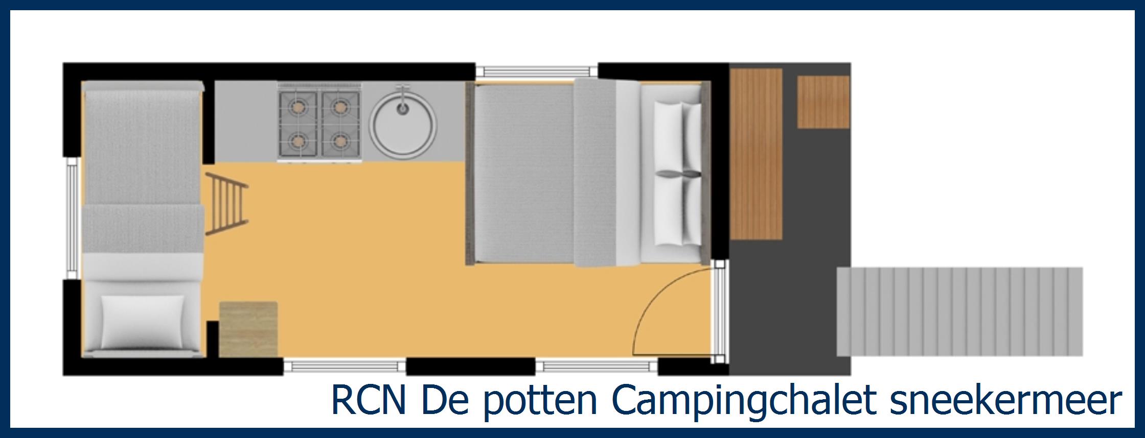 Blockhütte Camping Sneekermeer in De Potten