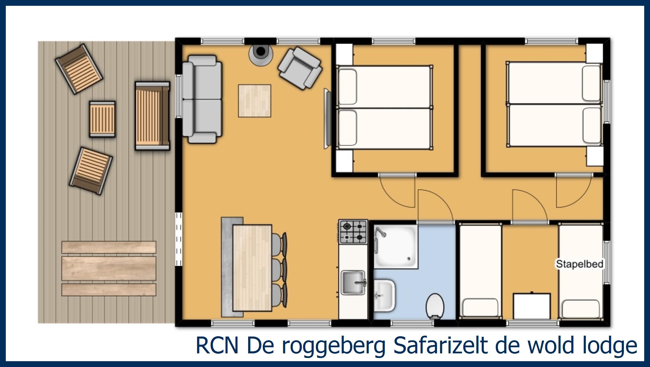  Safarizelt de Wold Lodge in De Roggeberg