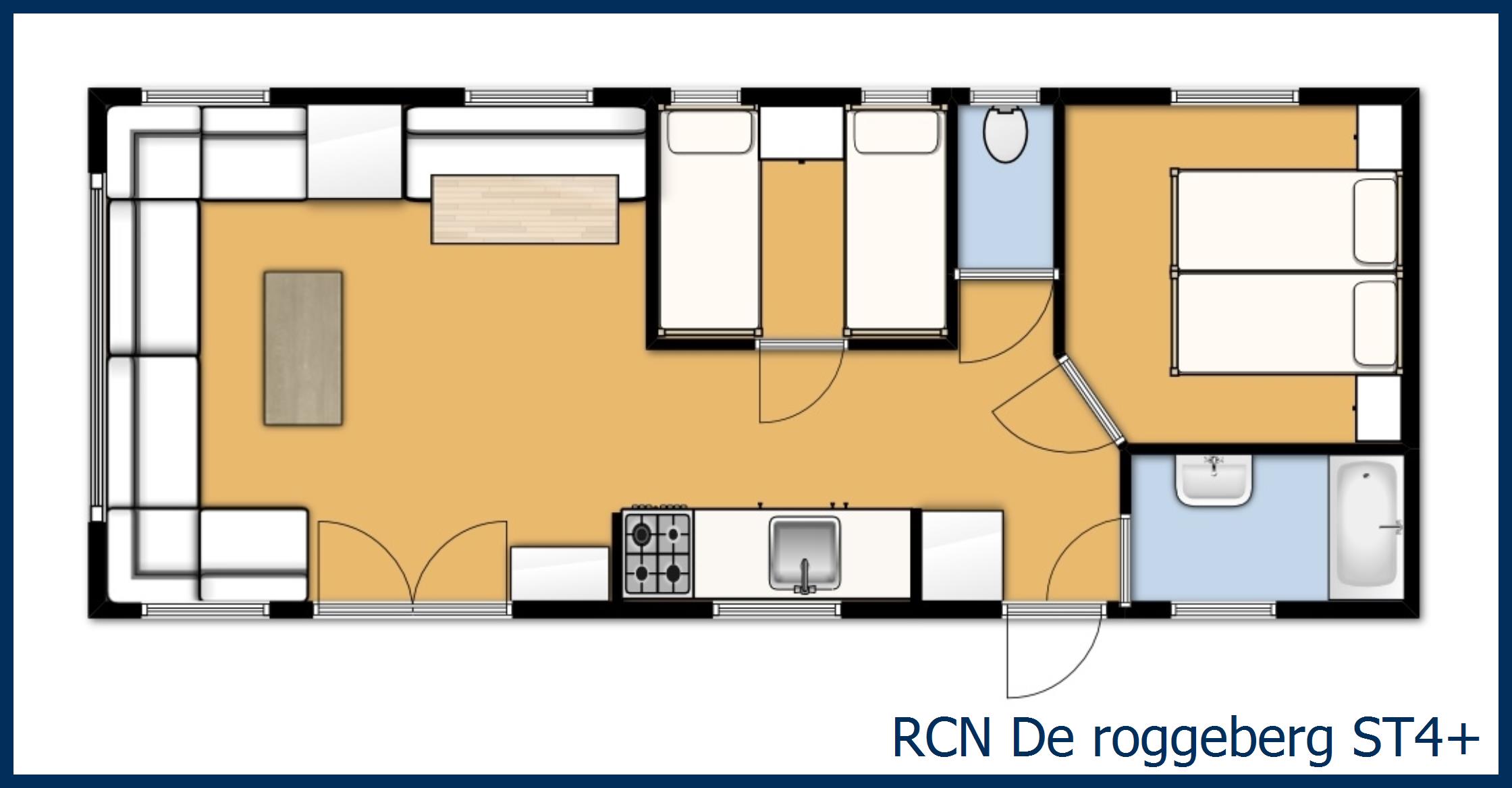 Mobilheim de wielewaal ST4+ in De Roggeberg