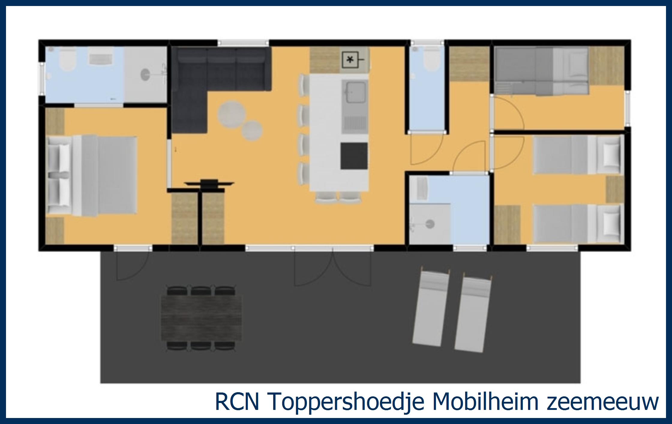 Kindermobilheim Mobilheim Zeemeeuw in Toppershoedje