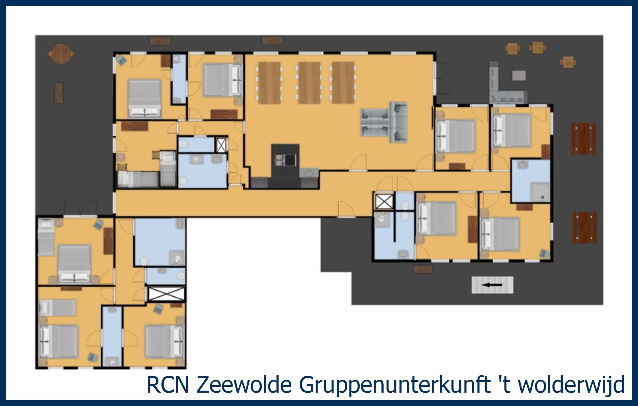 Ferienhaus Gruppenunterkunft 't wolderwijd in Zeewolde