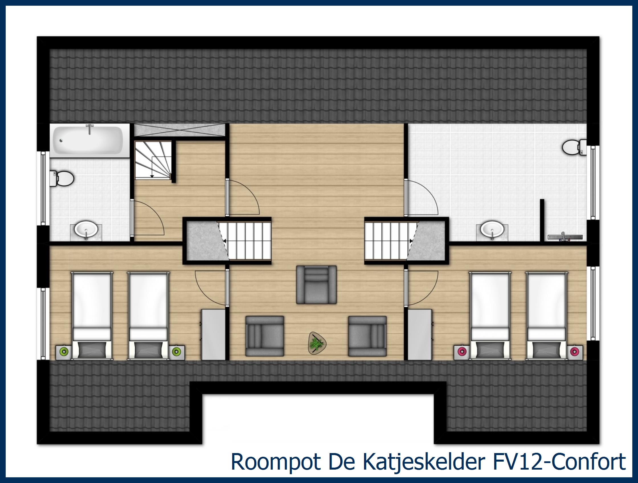 Bungalow FV12-Confort à De Katjeskelder