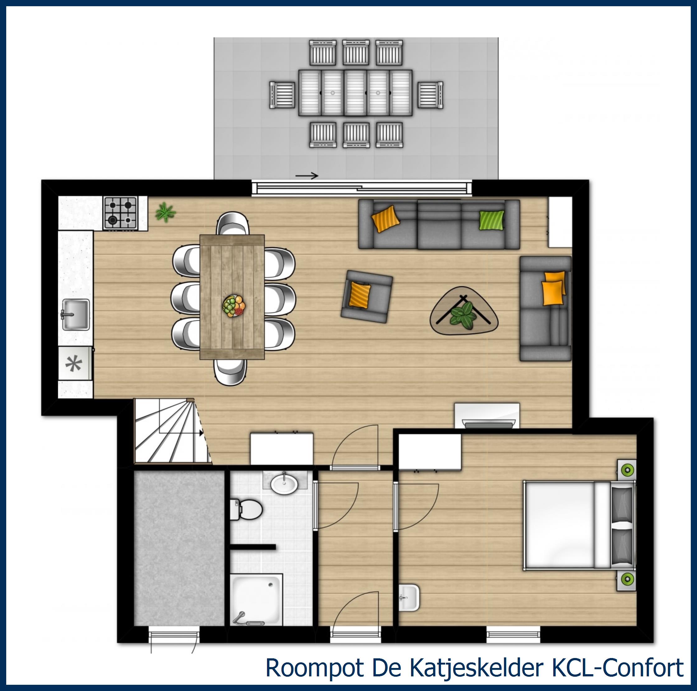 Bungalow KCL-Confort à De Katjeskelder