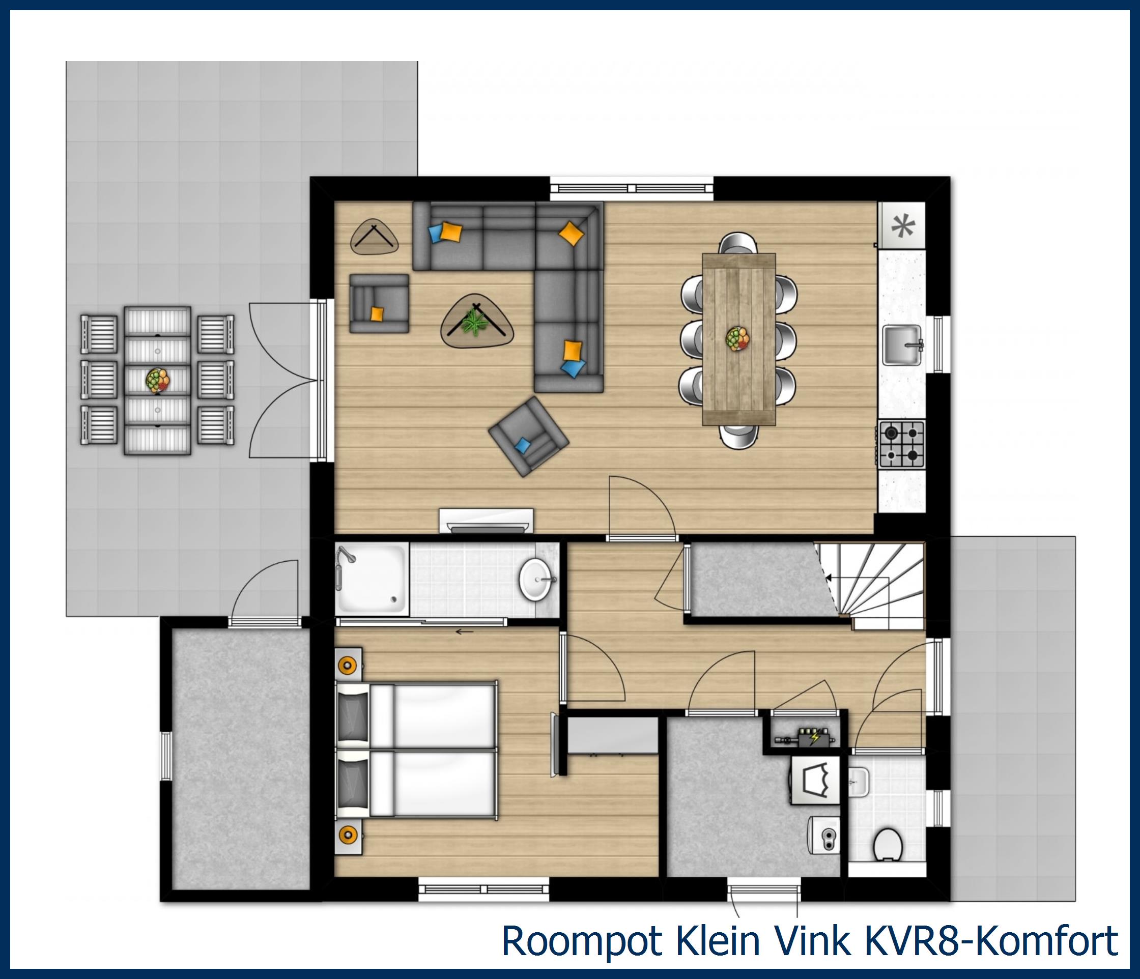 Villa KVR8-Komfort in Klein Vink