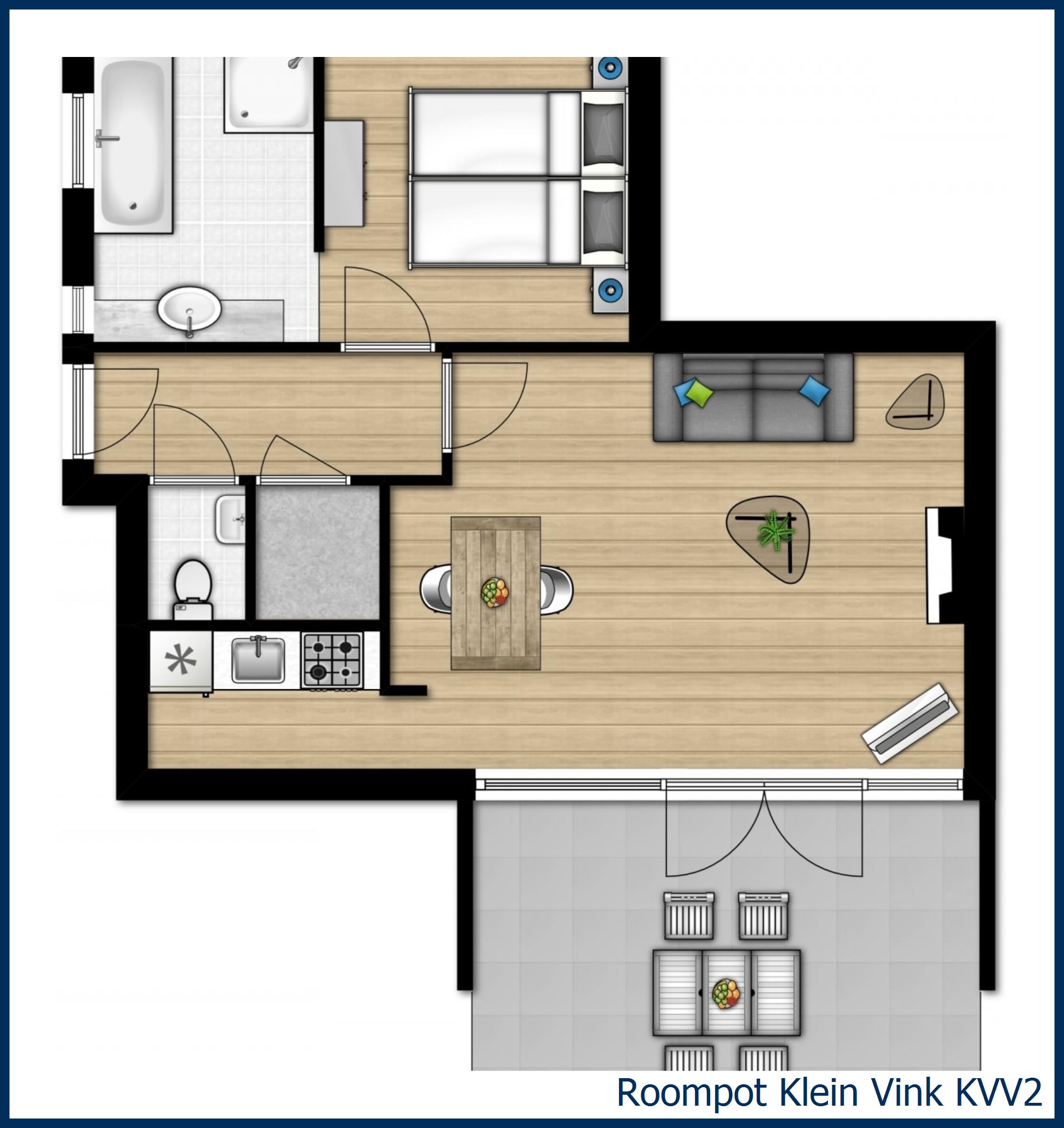 Bungalow KVV2 in Klein Vink