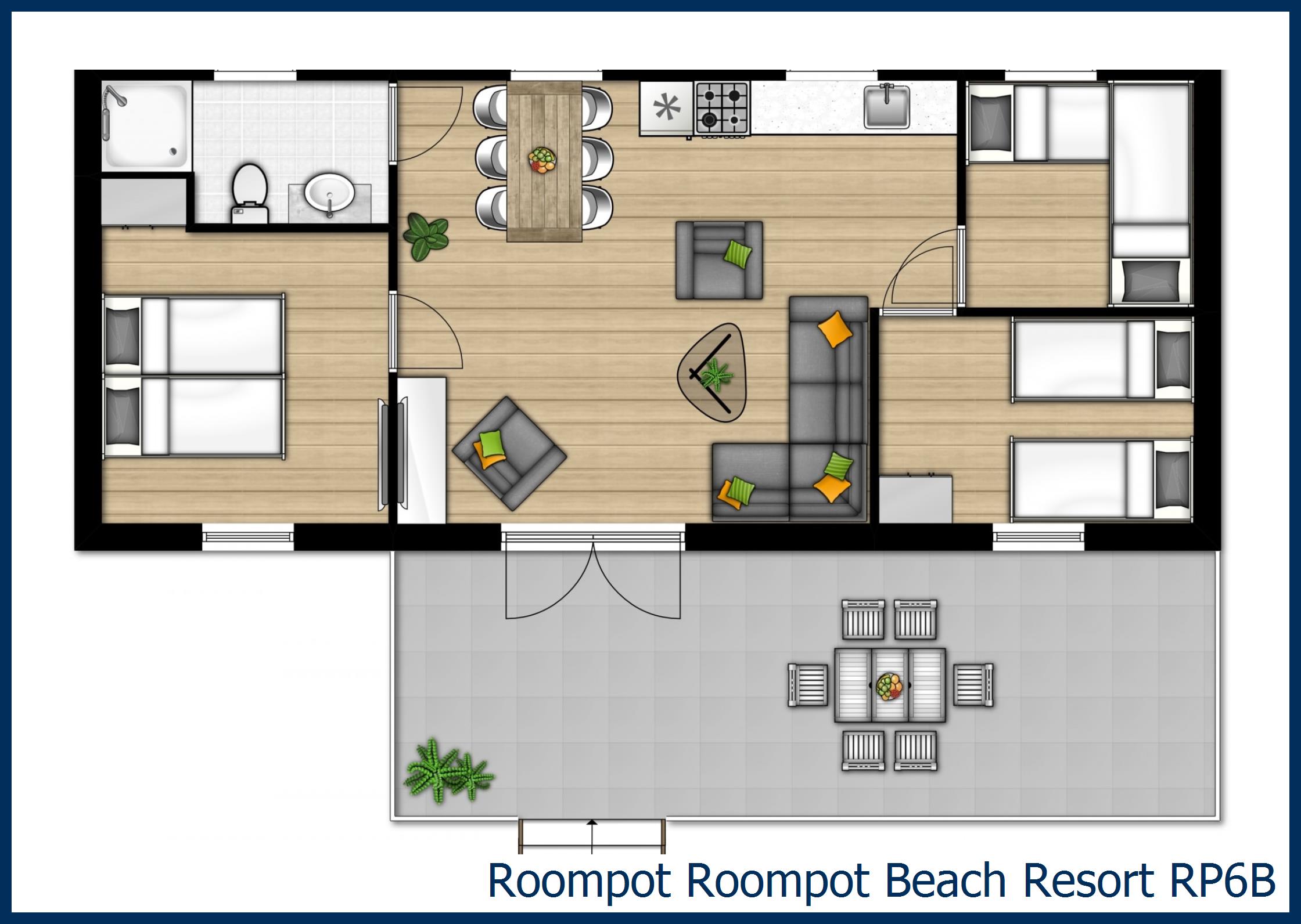 Chalet RP6B in Beach Resort
