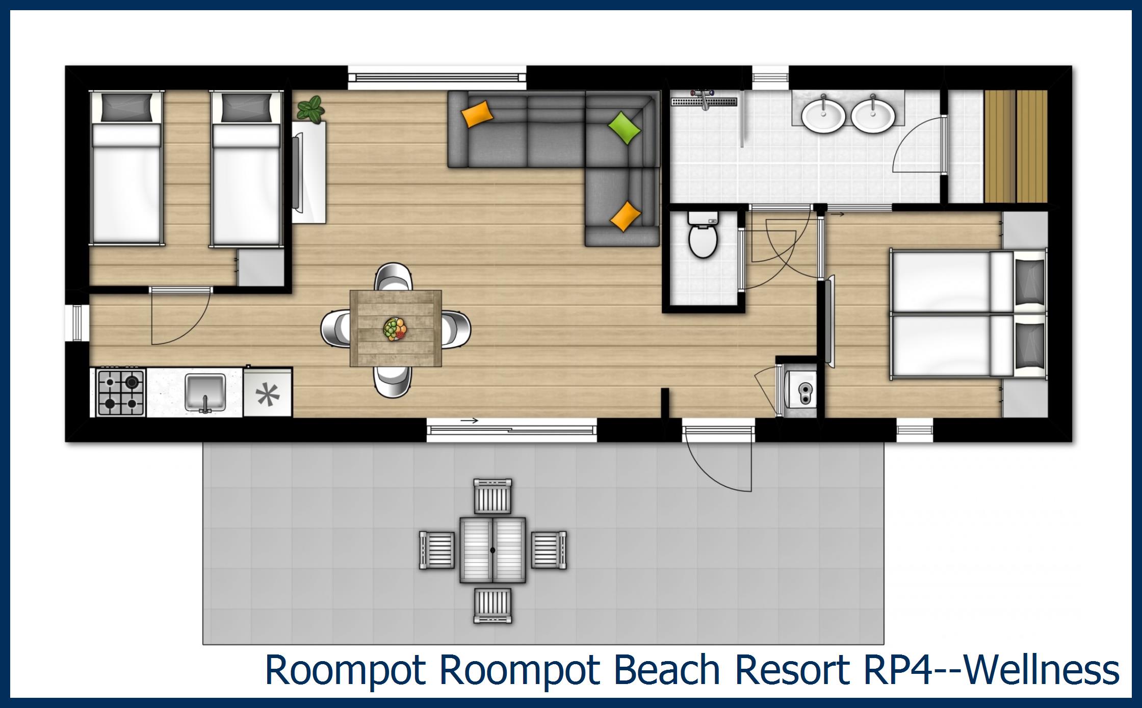 Chalet RP4--Wellness à Beach Resort