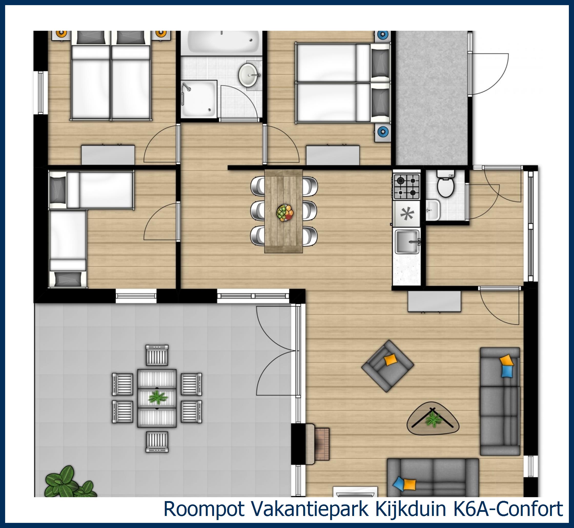 Bungalow K6A-Confort à Kijkduin