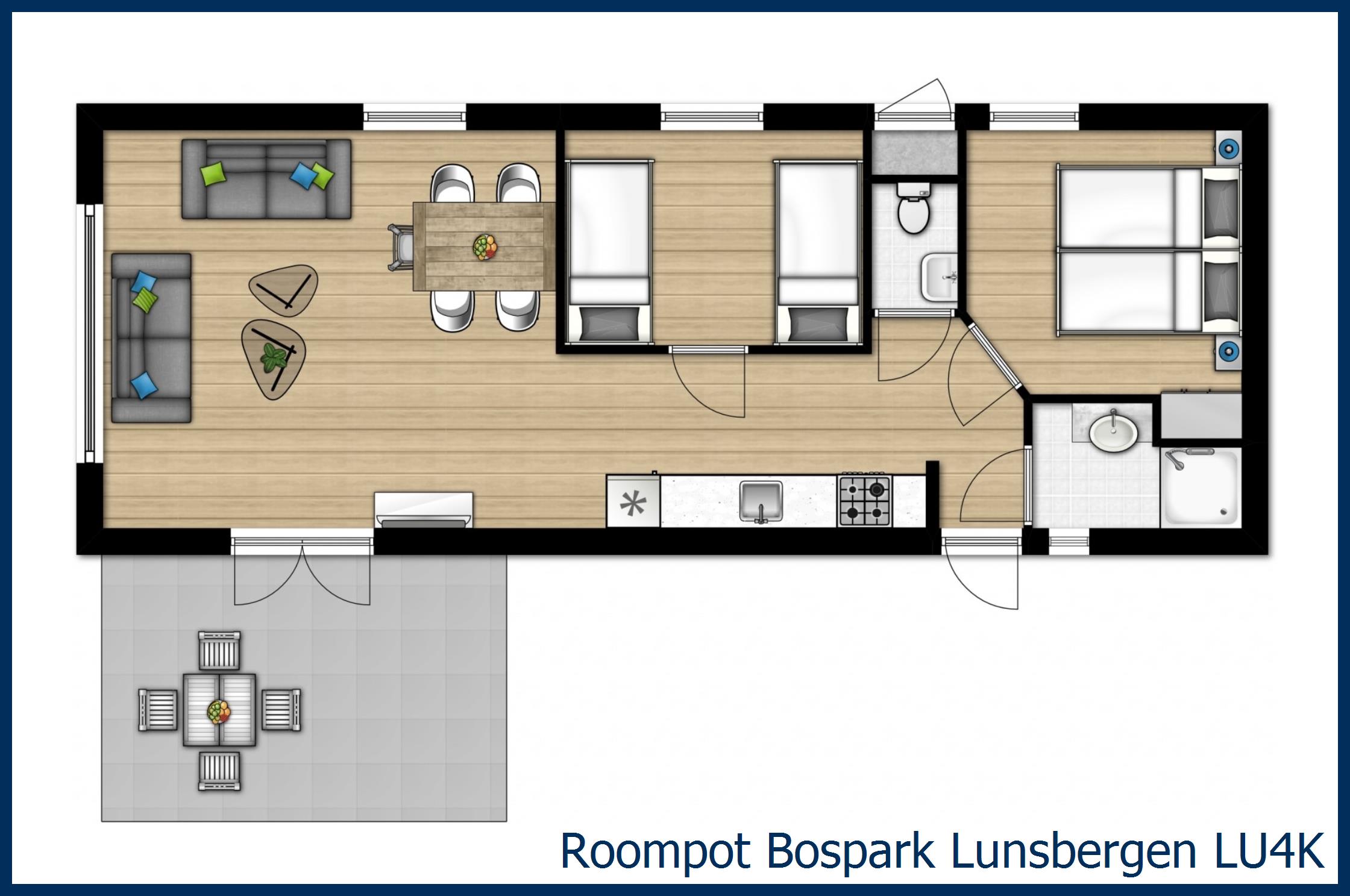 Chalet LU4K in Bospark Lunsbergen